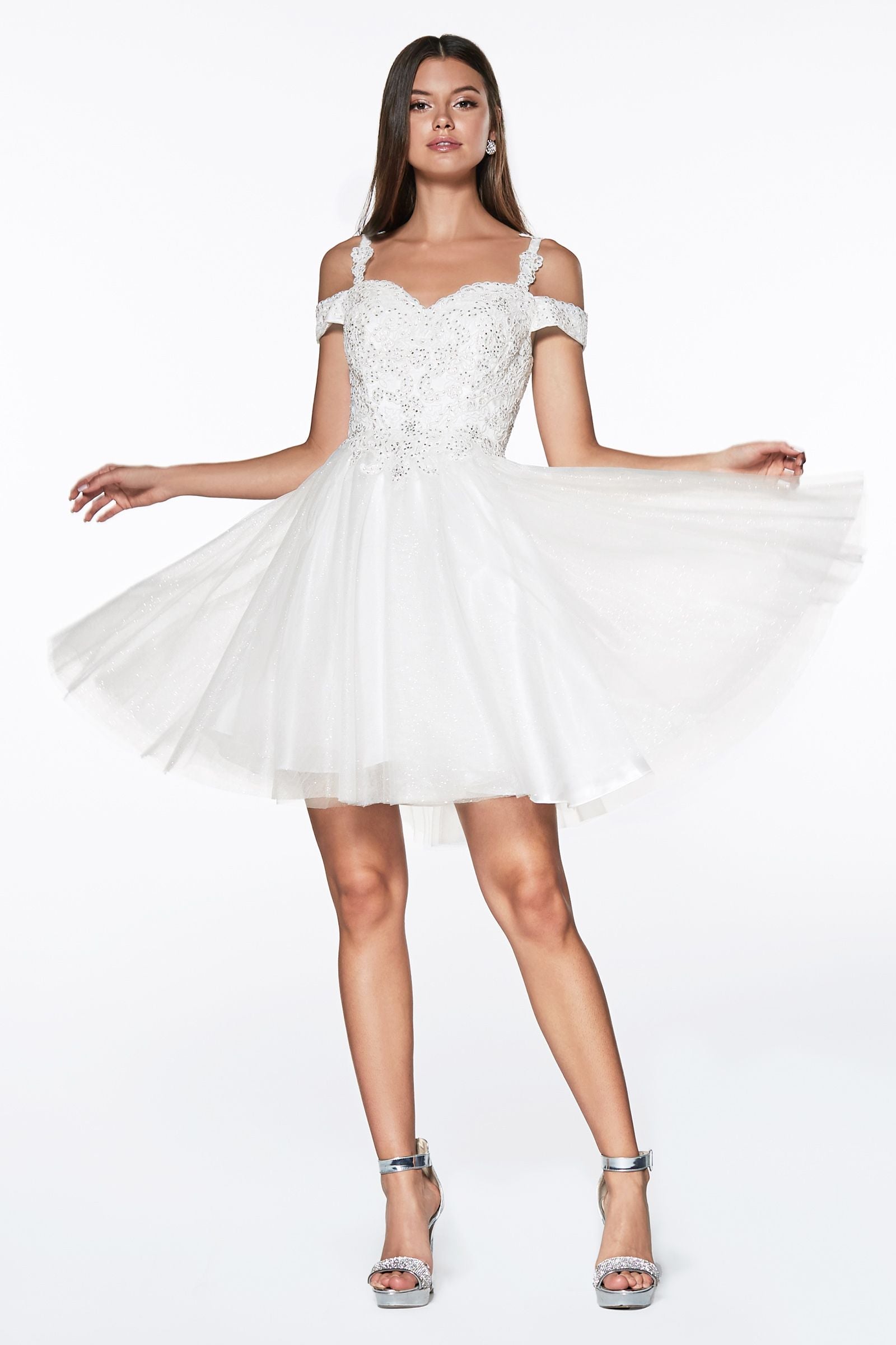 Off The Shoulder Lace Cocktail Dress LuxuryLifeWay Online Store