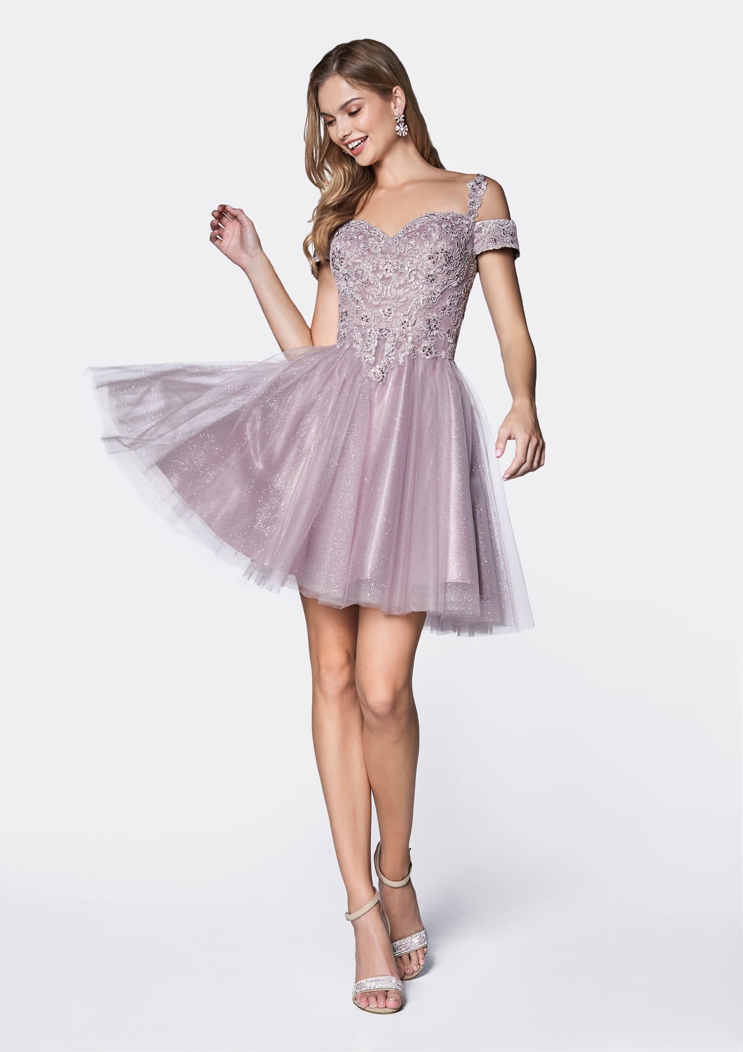 Off The Shoulder Lace Cocktail Dress LuxuryLifeWay Online Store