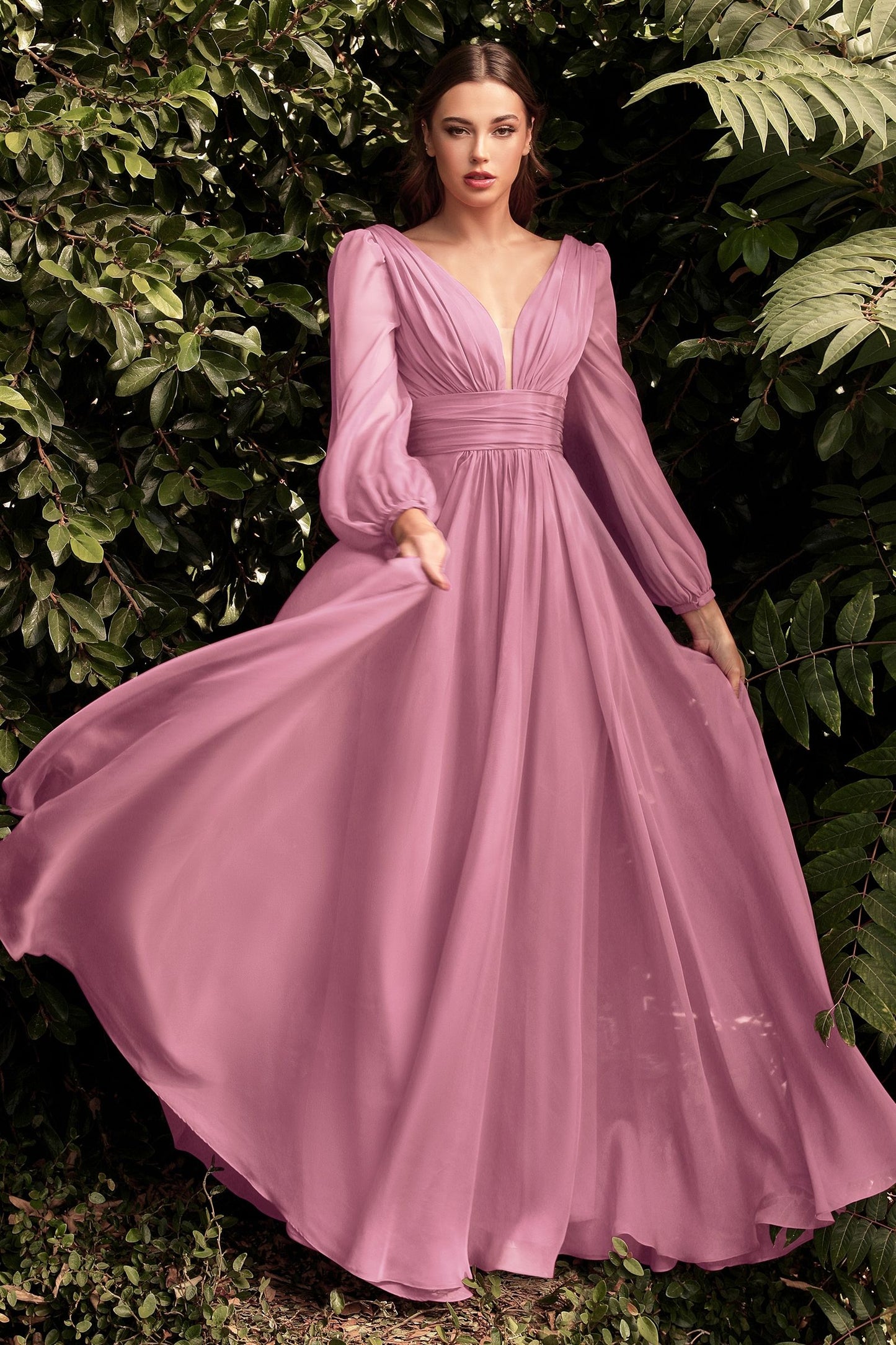 Long Sleeve Chiffon Dress LuxuryLifeWay Online Store