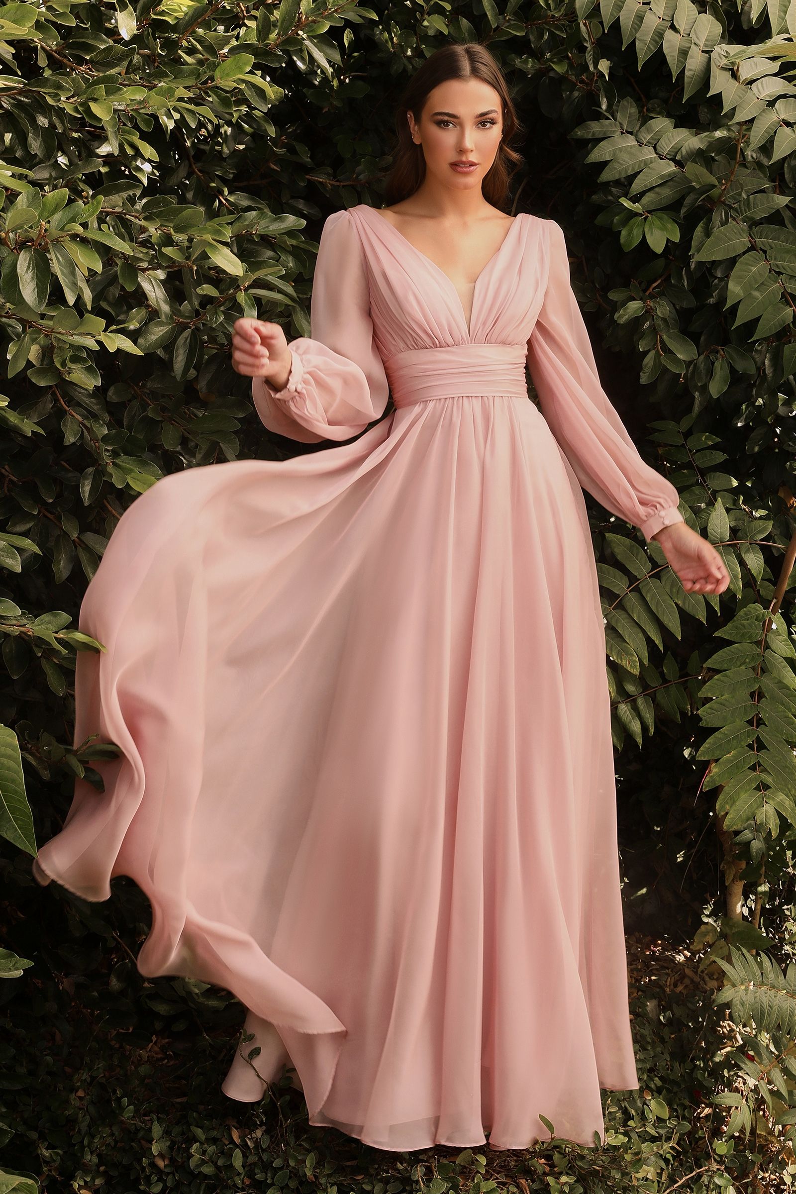 Long Sleeve Chiffon Dress LuxuryLifeWay Online Store