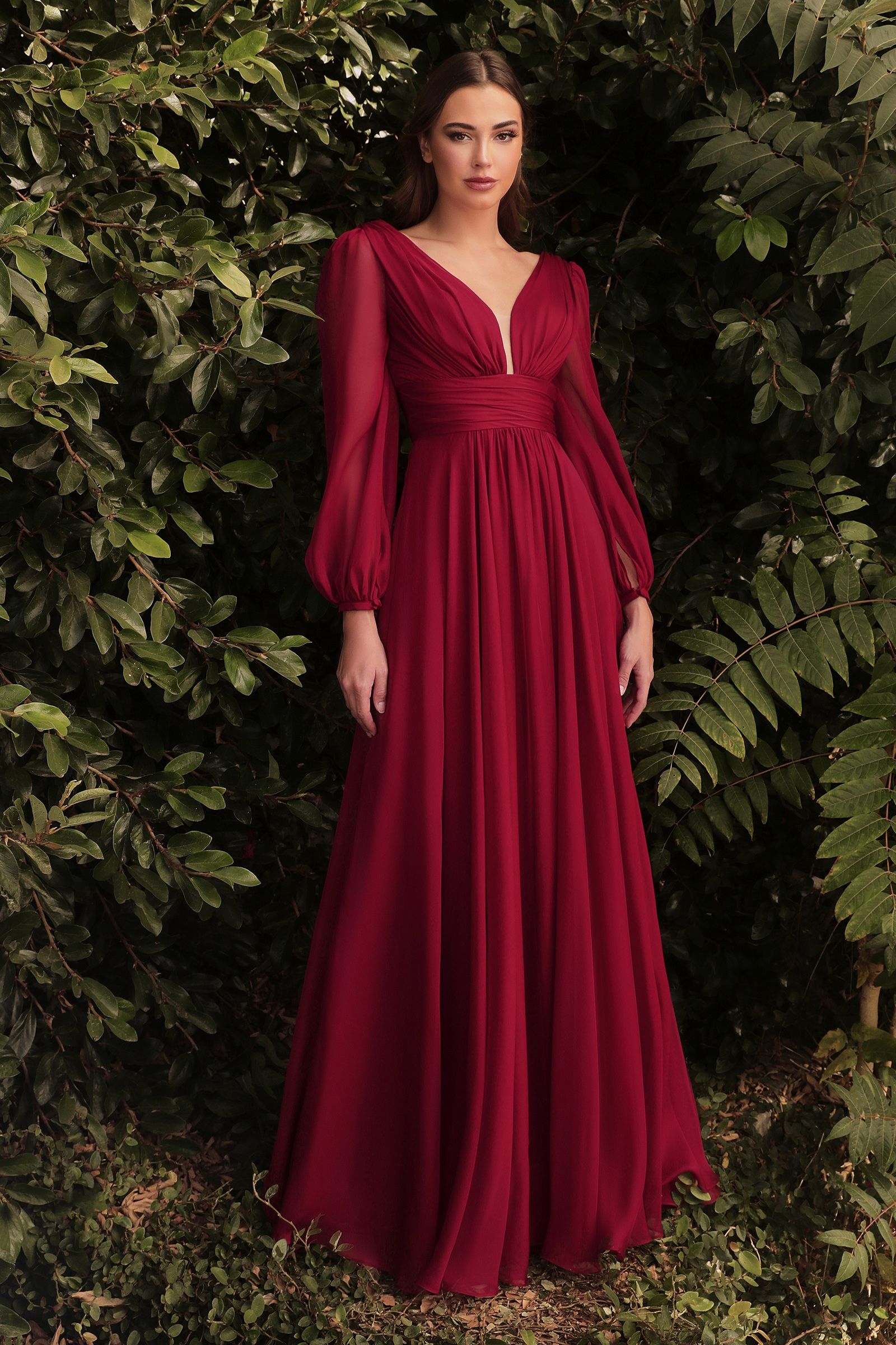 Long Sleeve Chiffon Dress LuxuryLifeWay Online Store
