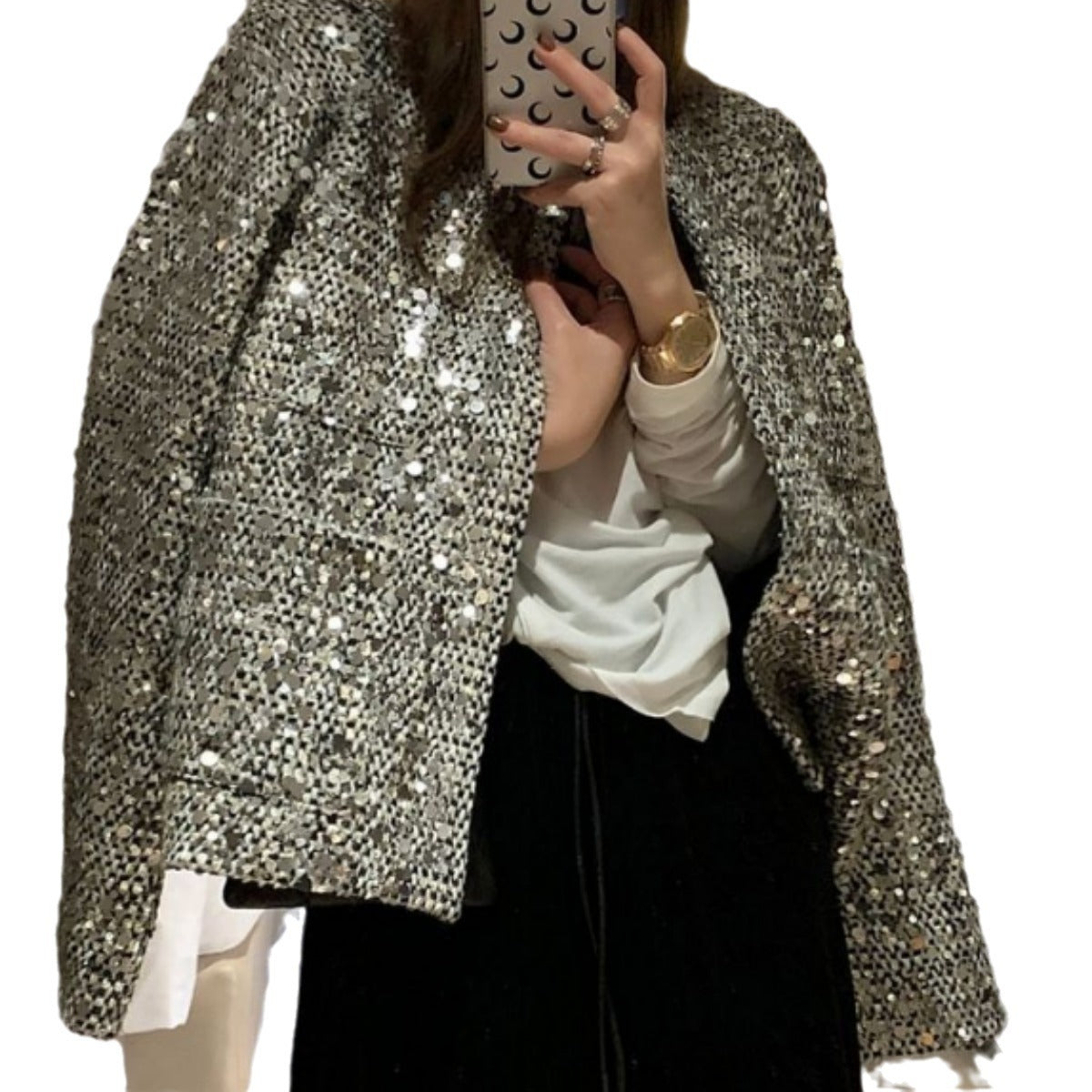 Fashion Sequined Luminous Blazer For Women Best YouTube Store