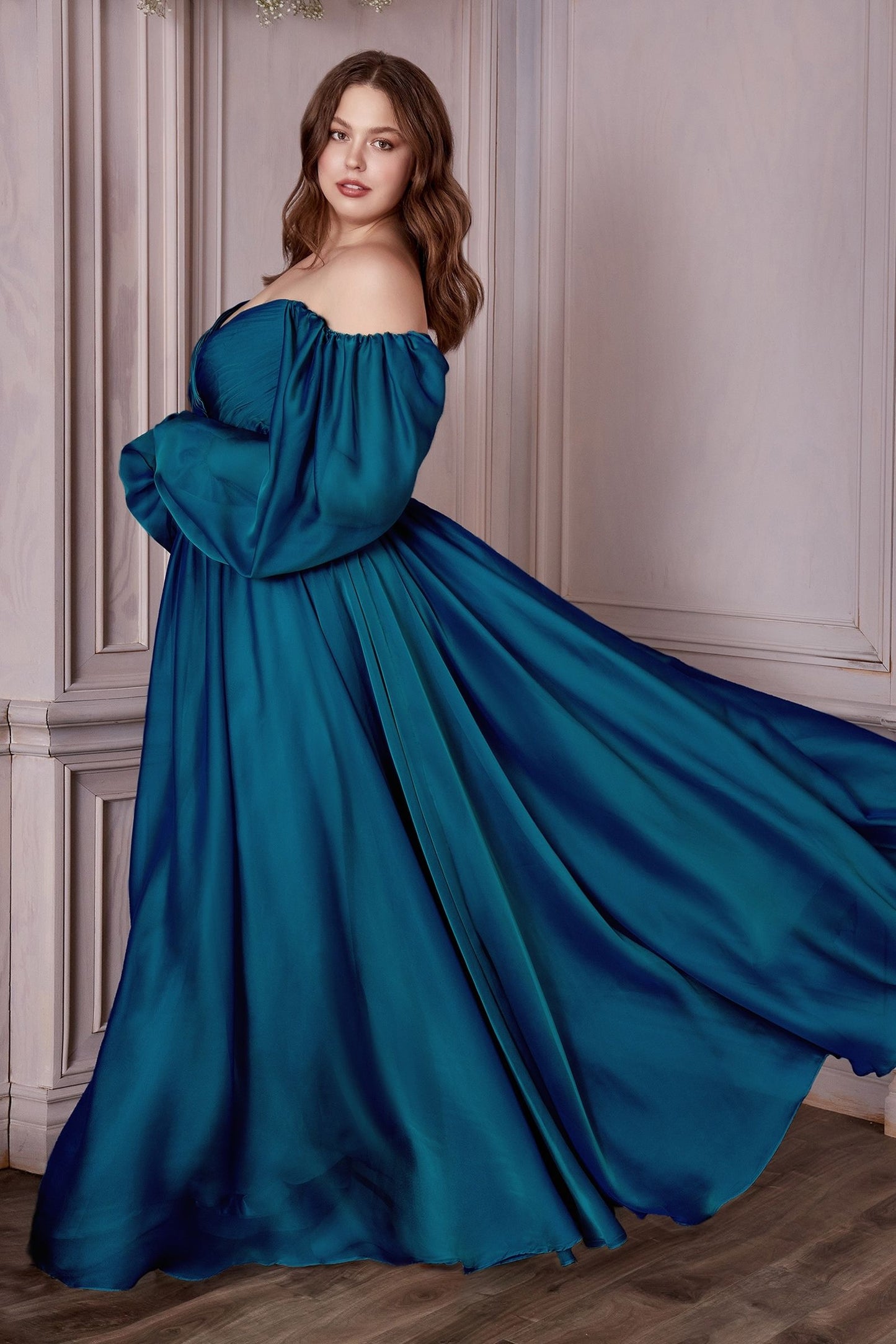 Long Sleeve A-Line Chiffon Dress LuxuryLifeWay Online Store
