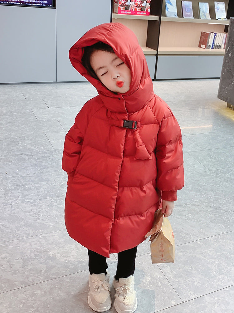 Thick Winter Down Jacket for Girls - New Year Style Pi-Mart
