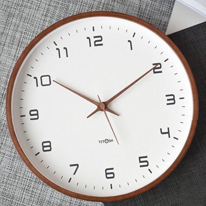 Modern Minimalist Silent Wall-mounted Creative Clock PearlNestDecor.com