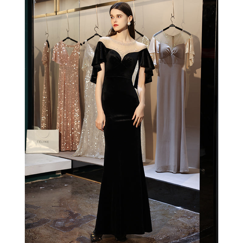 High End Fishtail Evening Dress Women NorixaFashion.com