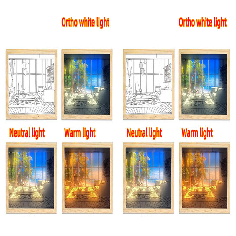 Illuminated Picture LED PearlNestDecor.com