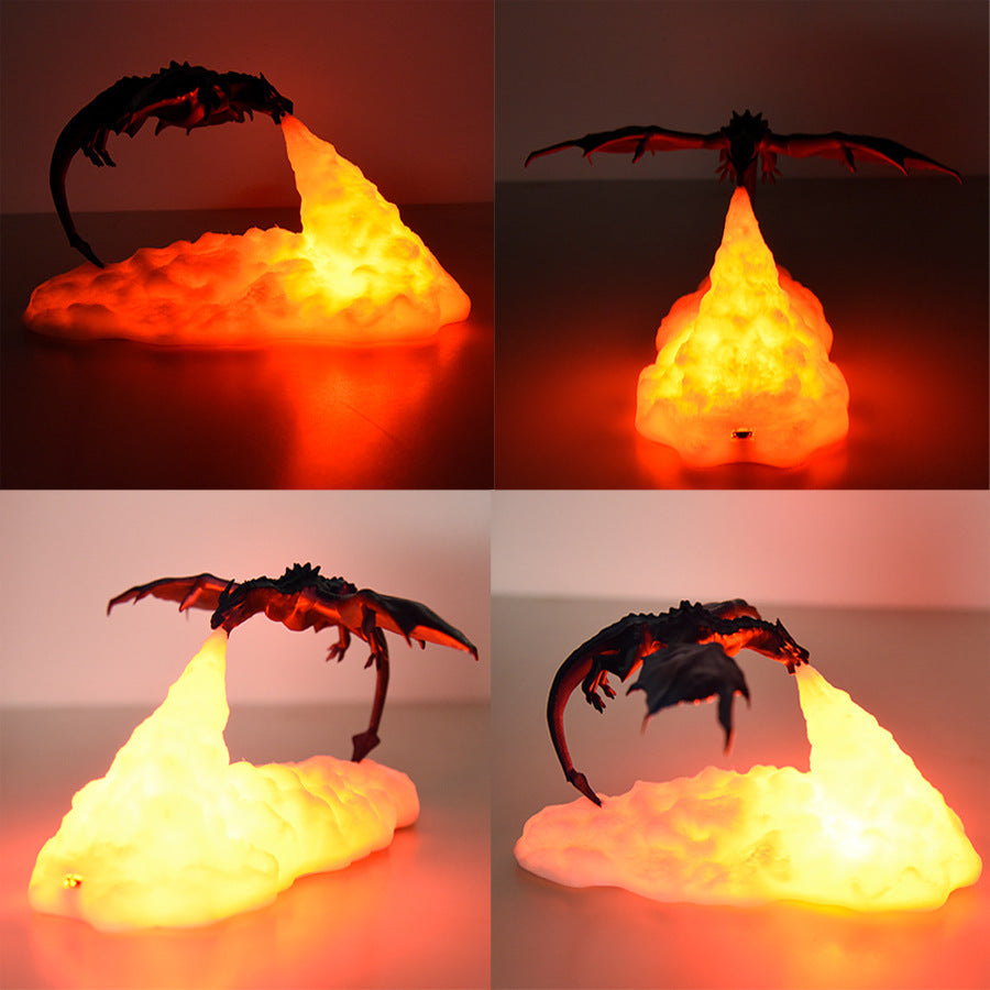 Dragon Breathing Lamp PearlNestDecor.com