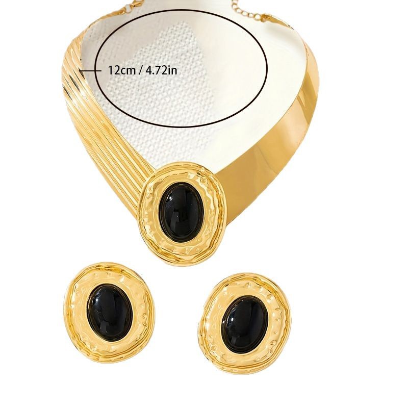 Personalized Retro Literary Creativity Ornament Set Necklace LadyShow.Store