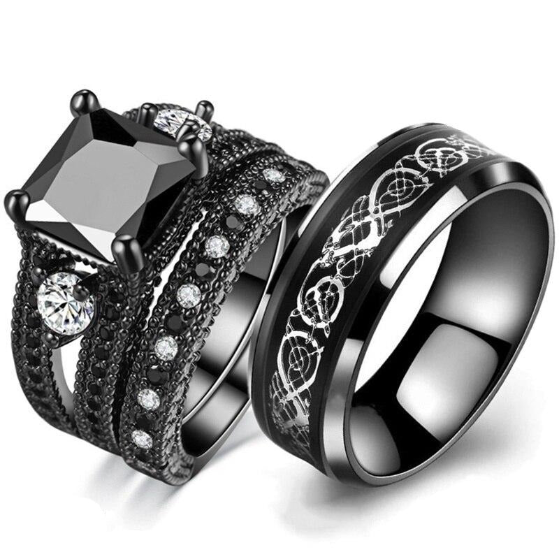 Stainless steel dragon pattern ring LadyShow.Store