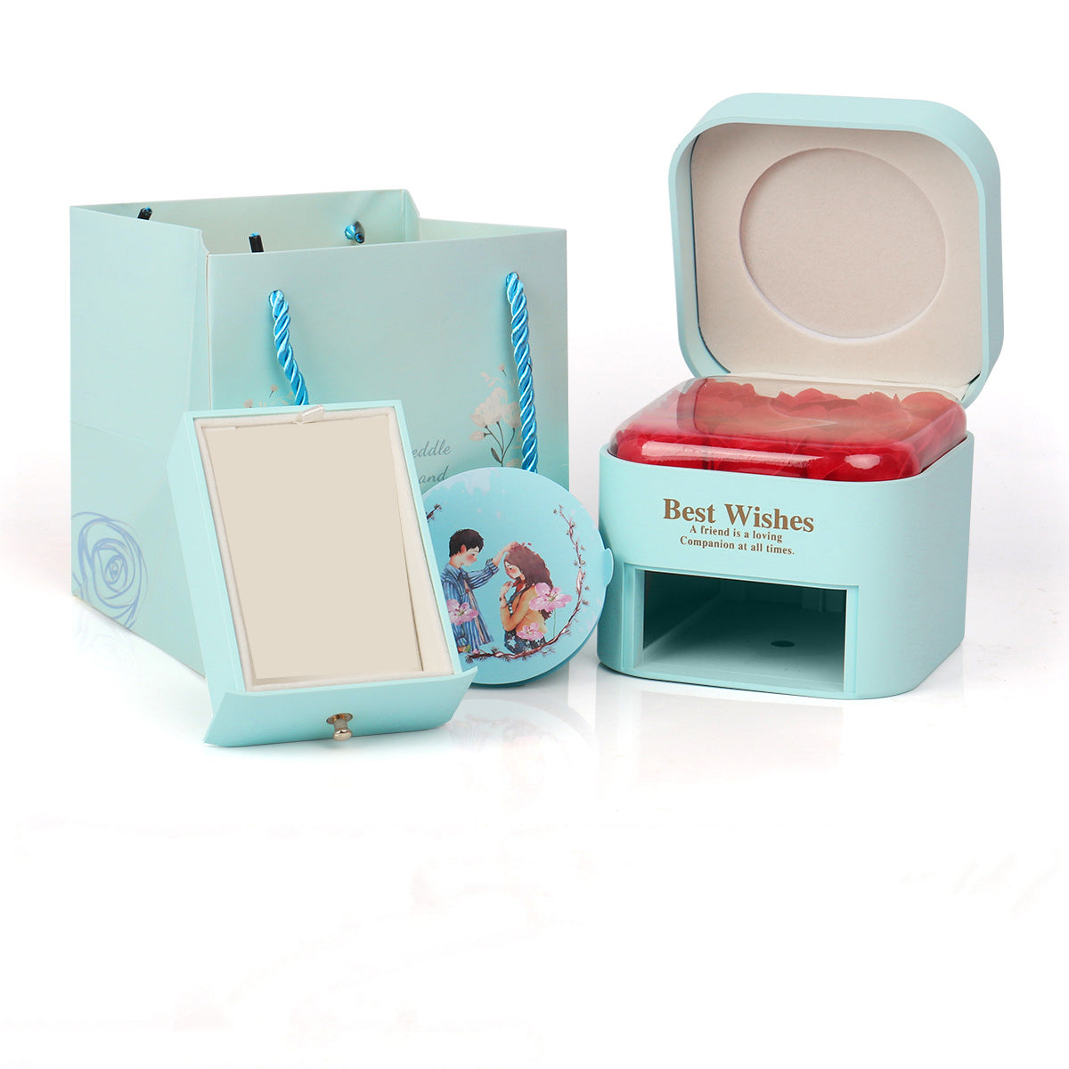 Tanabata Romantic Valentine's Day Ring Pendant Gift Box LuxuryLifeWay Online Store