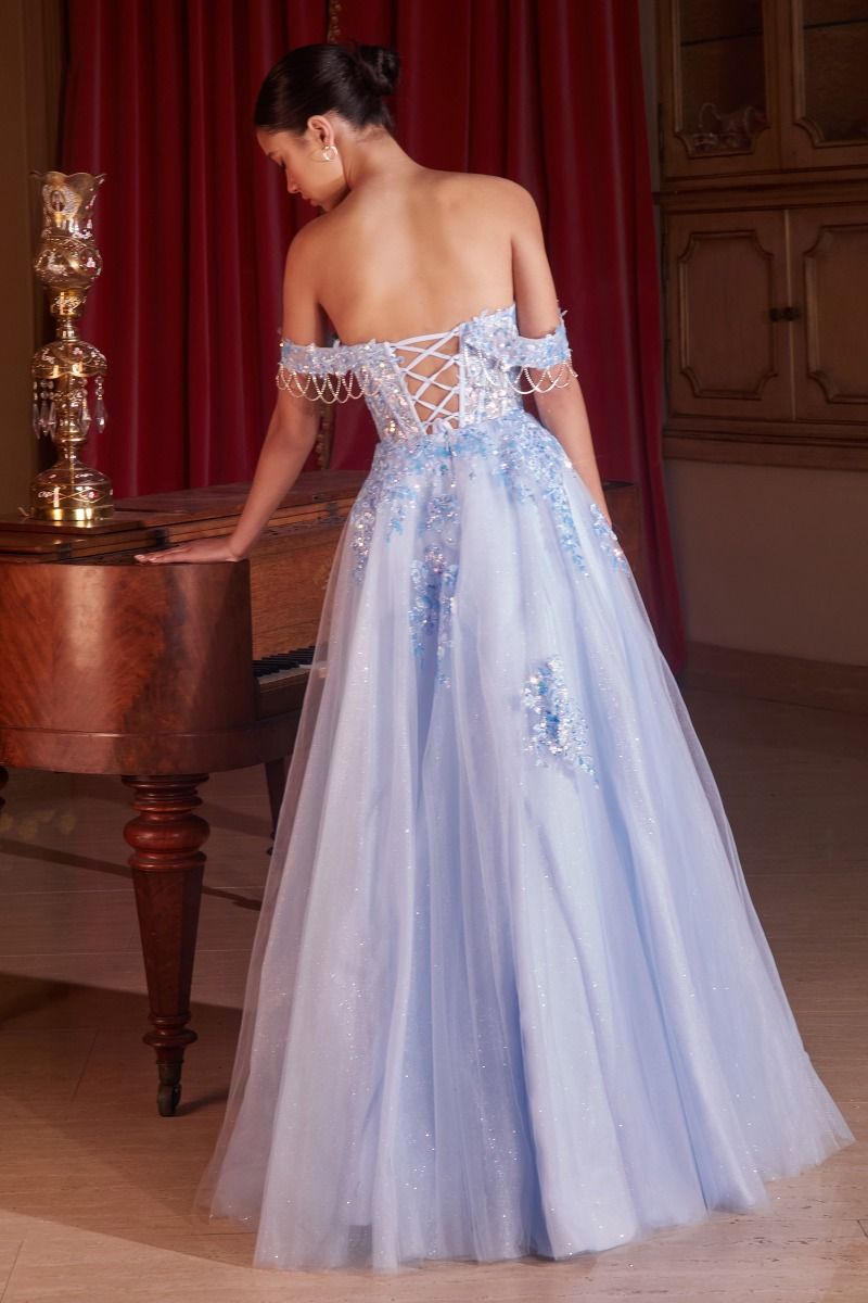 Off The Shoulder Tulle Ball Gown LuxuryLifeWay Online Store