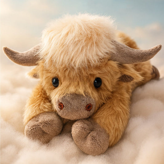 Creative Cartoon Household Highland Cow Plush Toy Pets Fashion
