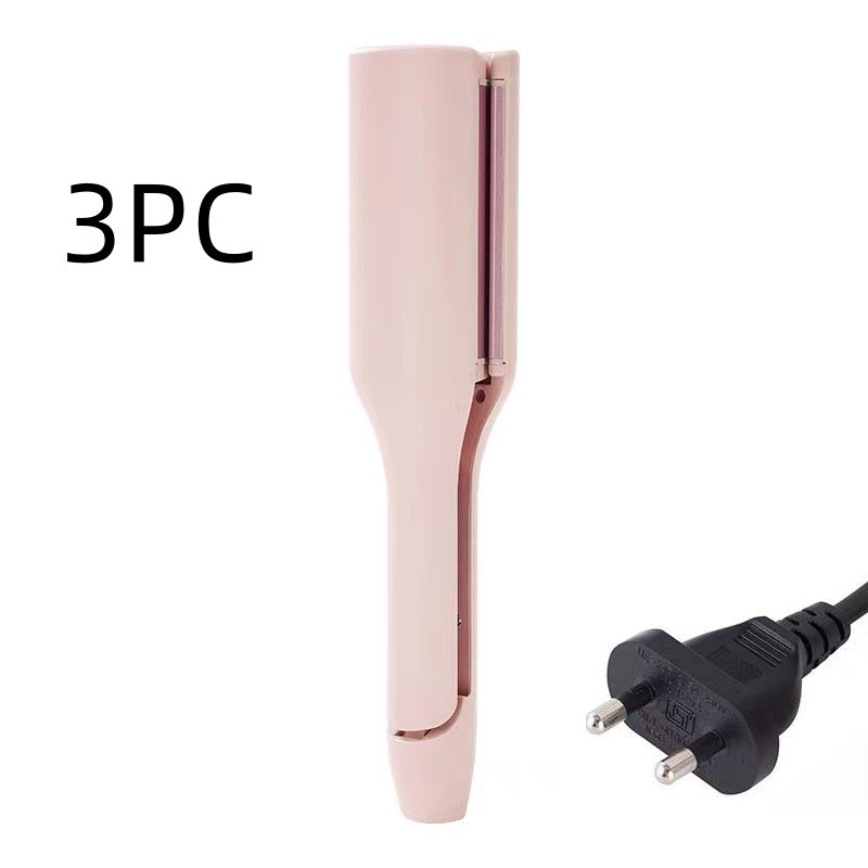 Hair Curling Iron 32mm Deep Wave Hair Curler 4 Temperature Adjustable Fast Heating Crimping Iron Styler Wand For All Hair Style LadyShow.Store