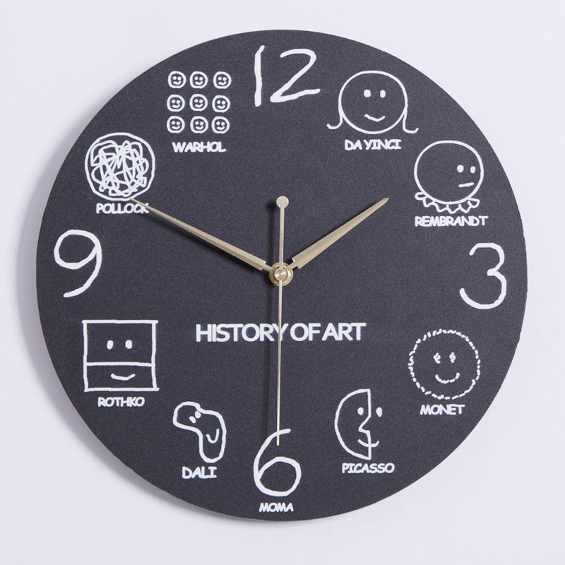 Living Room Creative Function Formula Wall Clock PearlNestDecor.com