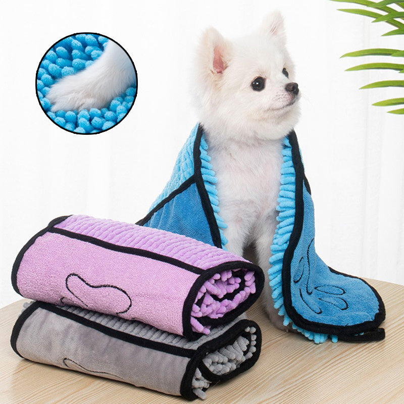 Super Absorbent Pet Bath Towel Pets Fashion