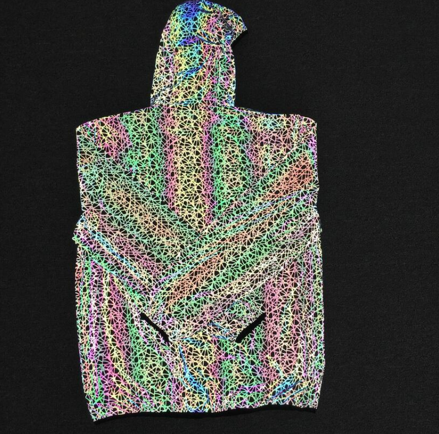 Colorful Reflective Jacket for Streetwear and Casual Use Pi-Mart
