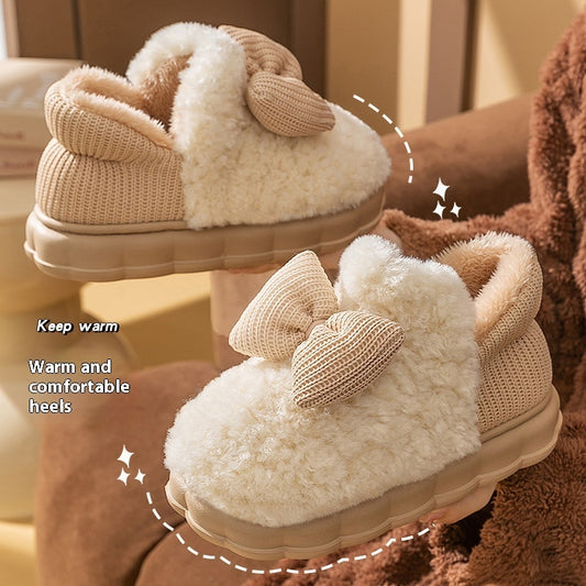 Indoor Home Thermal Non-slip Cotton-padded Shoes