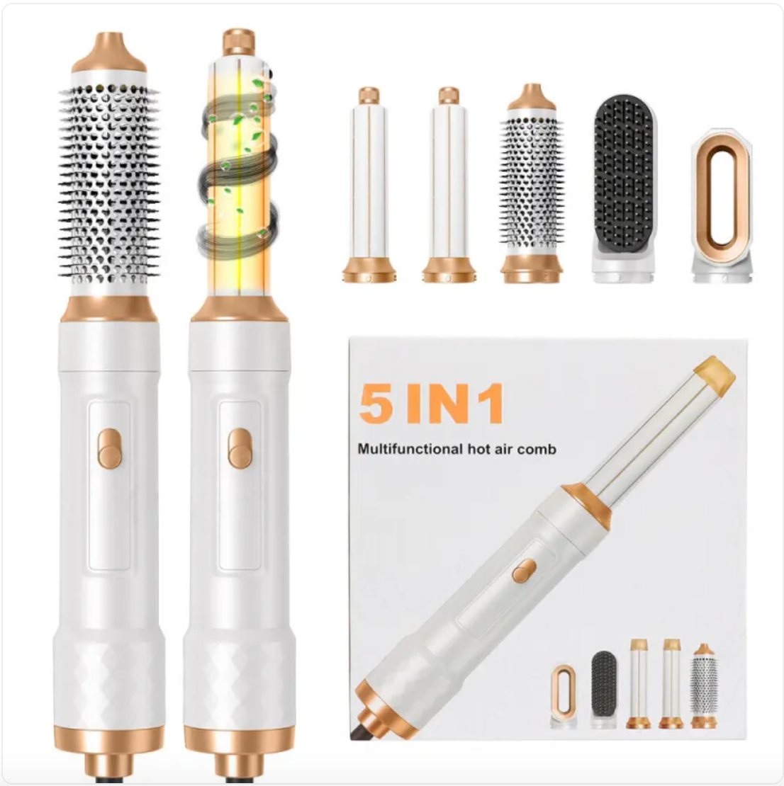 5-in-1 Hot Air Brush LadyShow.Store