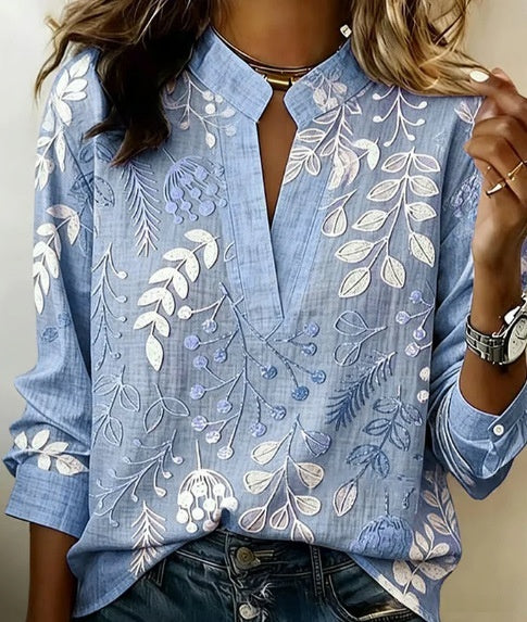 Women's 3D Digital Print Casual Shirt Top NorixaFashion.com