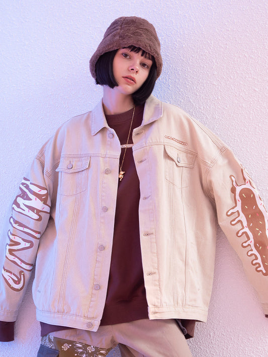 Denim Clothing Loose Casual Couple Wear Coat Jacket Best YouTube Store