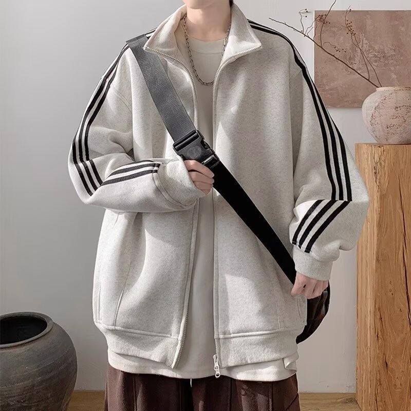 Spring And Autumn Loose Casual Sports Men's Jacket Best YouTube Store