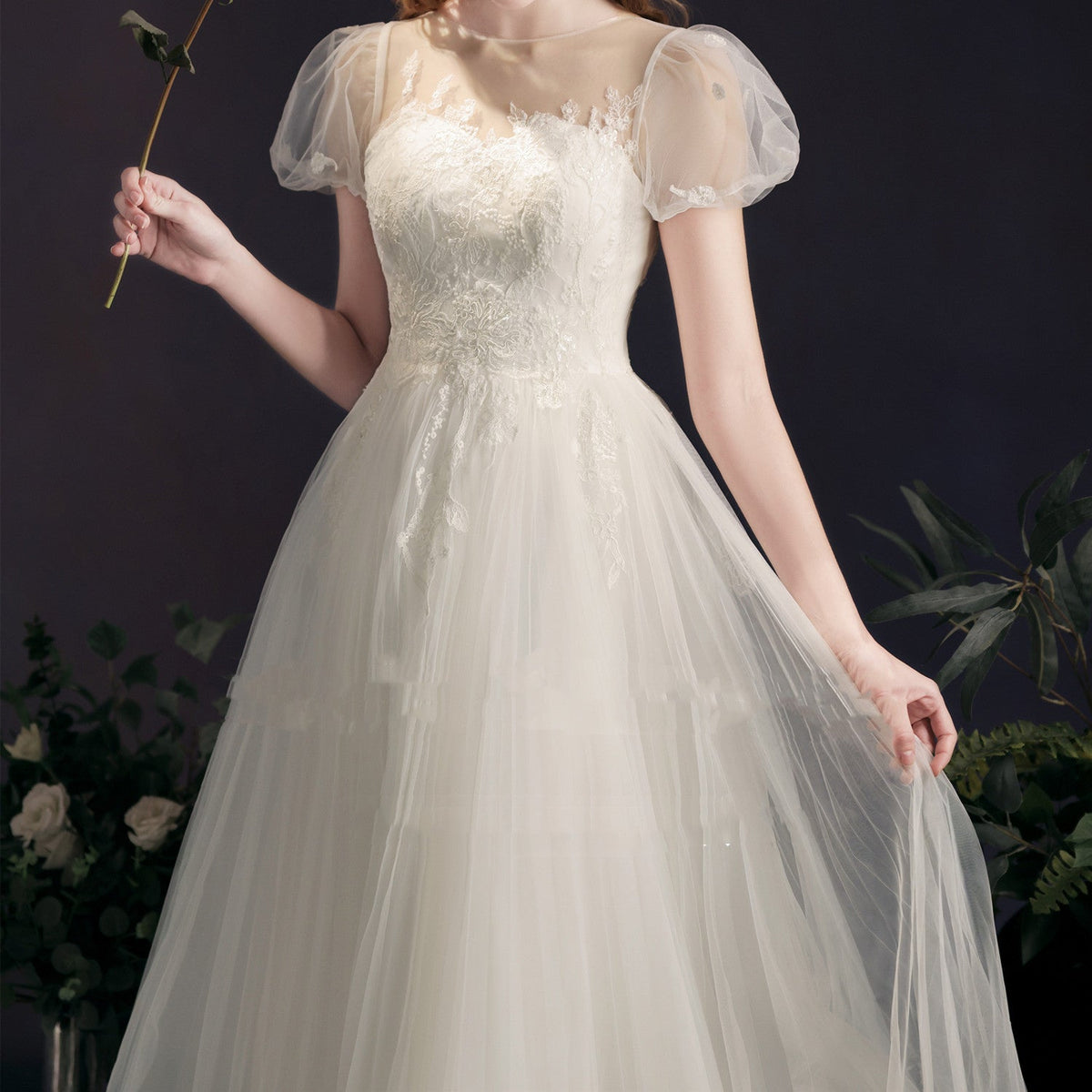 Women's Dinner Simple Wedding Dress LadyShow.Store