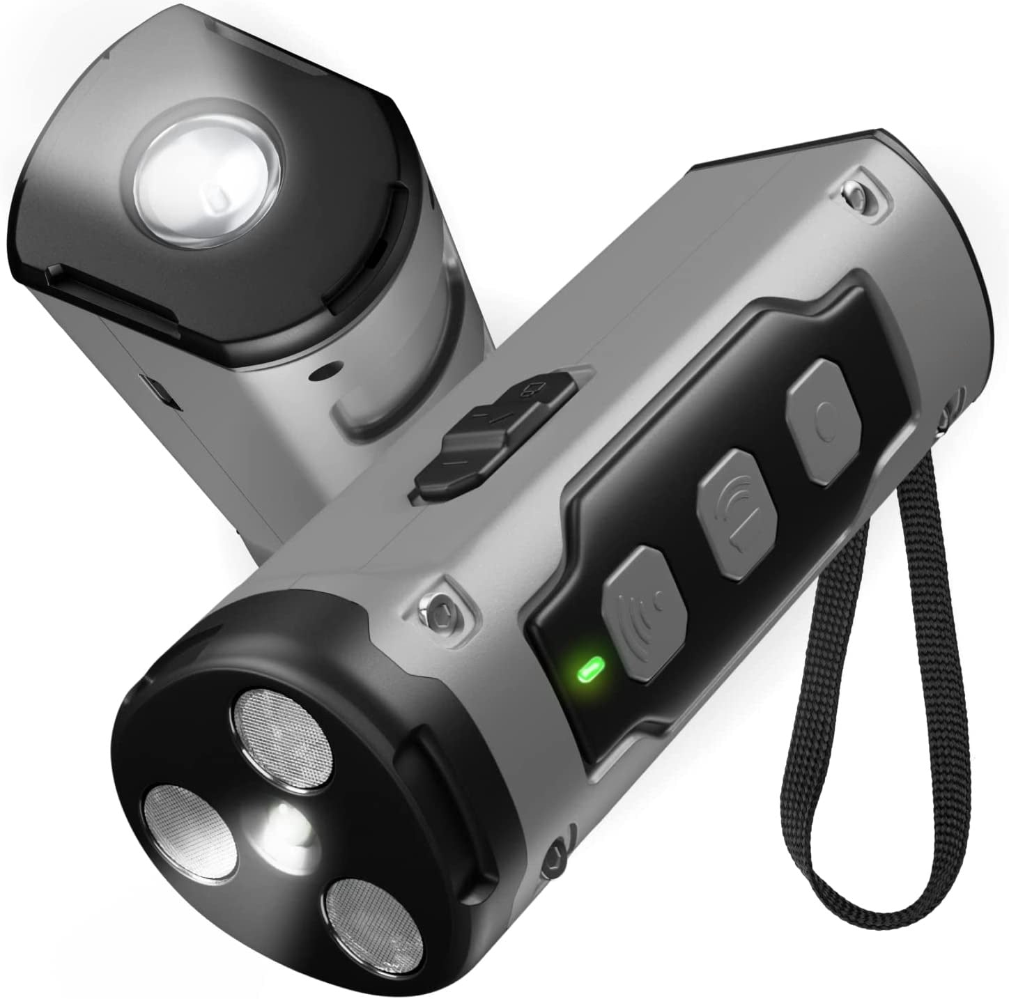Dog Drive Ultrasonic Three-head Bark Plug Torch Dog Drive Artifact Anti Dog Bark Deterrent Device With LED Flashlight Pets Fashion
