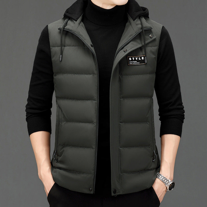 Men's Fashion Vest Versatile Down Jacket LuxuryLifeWay Online Store