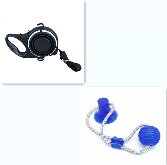 Pet Supplies With Water Bottle, Cup, Pet Rope LadyShow.Store