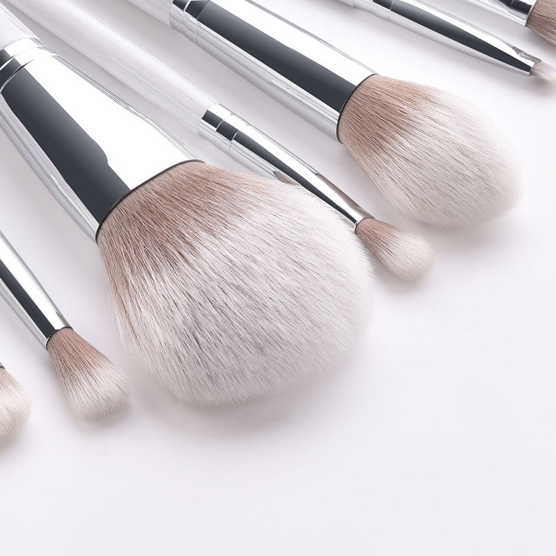11-Piece Makeup Brush Set with Landscape Powder Brush LadyShow.Store