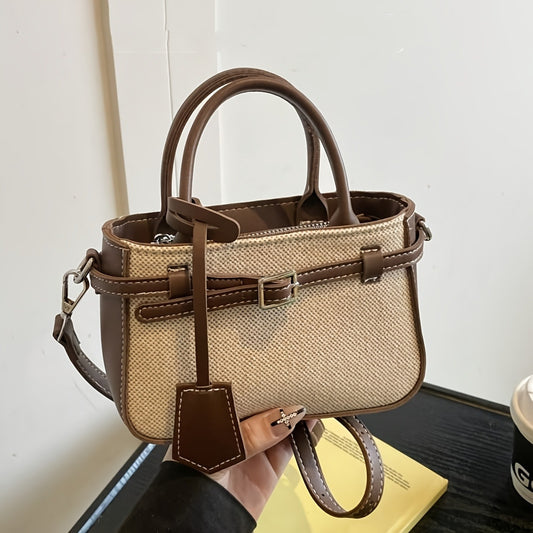 Commuter-friendly Tote New-style Single-shoulder Crossbody Bag With Stunning French Aesthetic