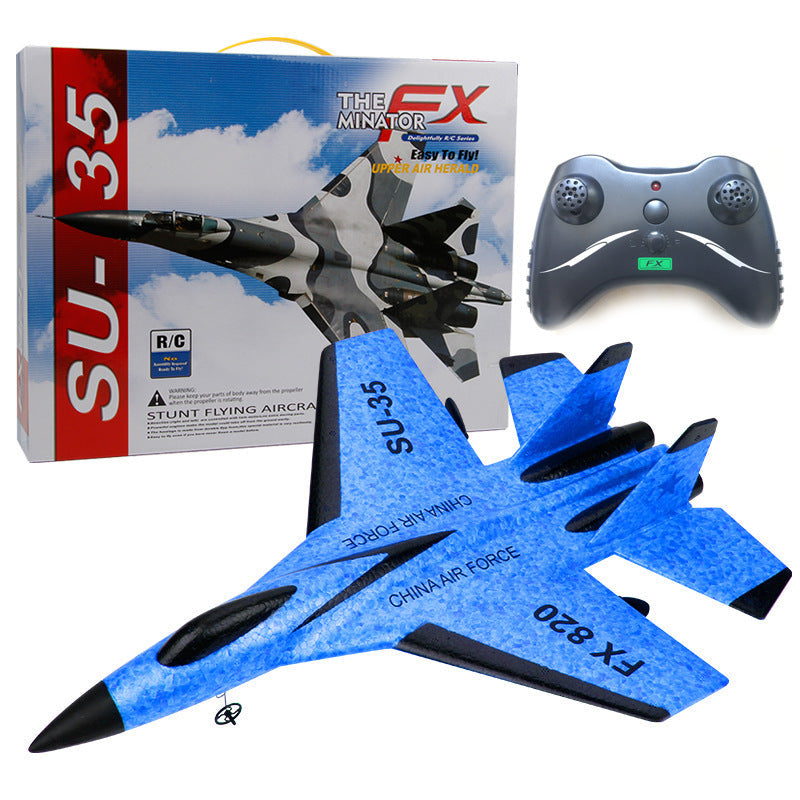SU35 Remote Control AircraftFX820 remote control fighter fixed wing glide foam children's model airplane LuxuryLifeWay Online Store