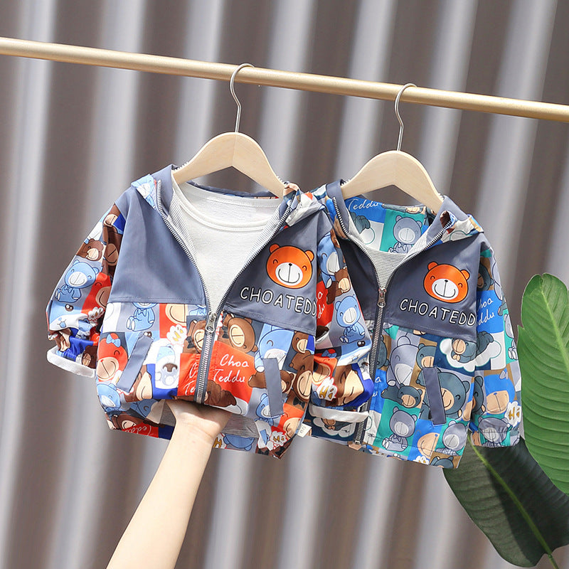 Boys And Girls Korean Style Trendy Small And Medium Children's Jackets Baby Autumn Clothes NorixaFashion.com