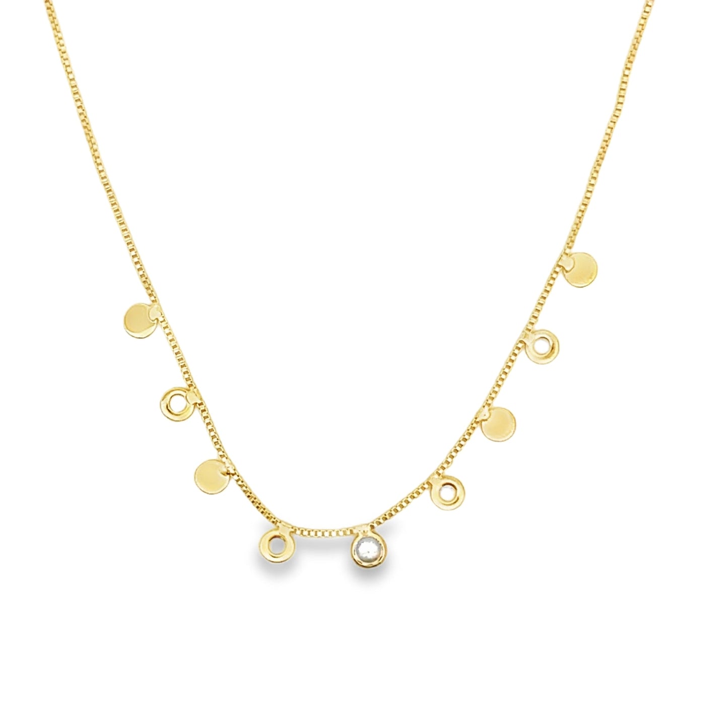 CZ Dangle Cable Chain LuxuryLifeWay Online Store