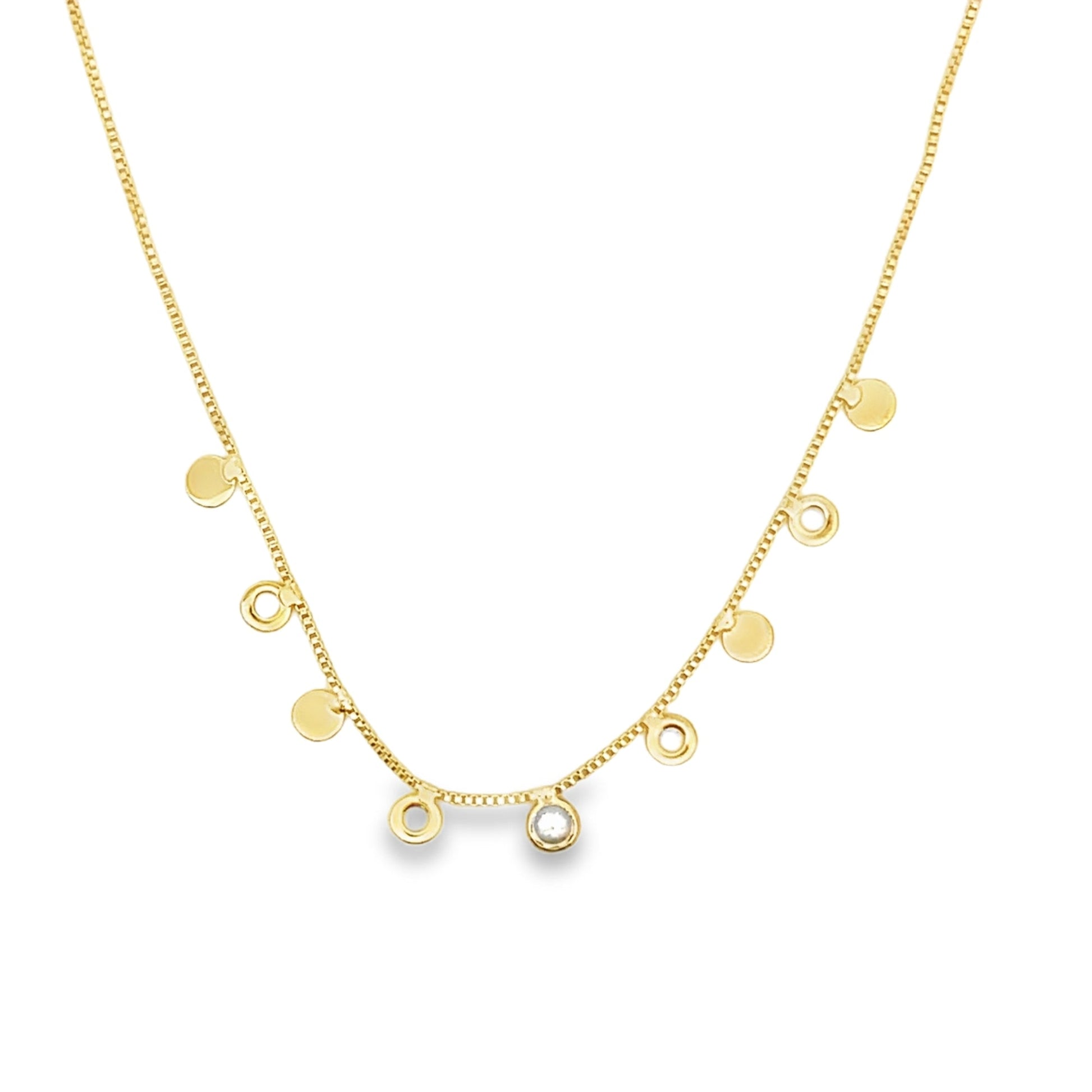 CZ Dangle Cable Chain LuxuryLifeWay Online Store