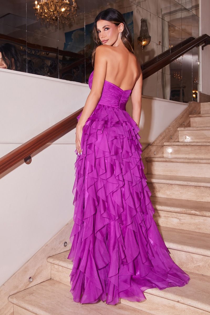 Ruffled A-Line Dress LuxuryLifeWay Online Store