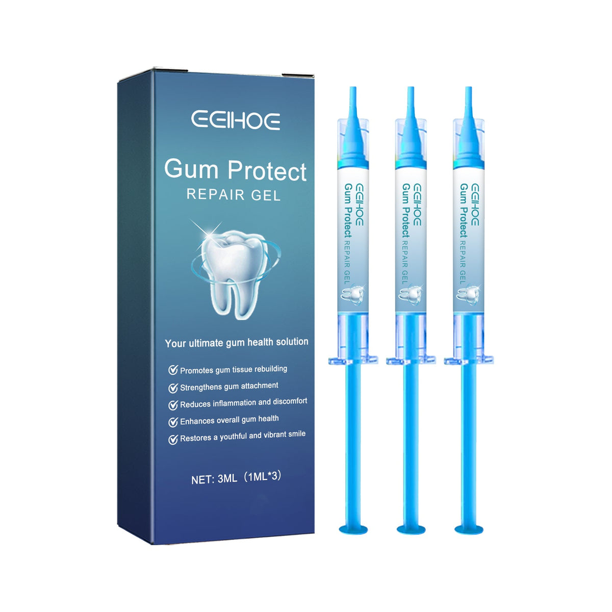 Tooth Soothing Gel 3 Pieces Per Pack Tri Light Beauty