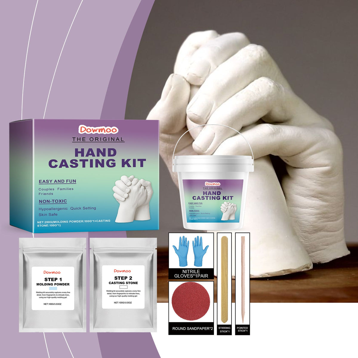 DIY Set Of Hand Mask Powder 1 Set 1box Tri Light Beauty