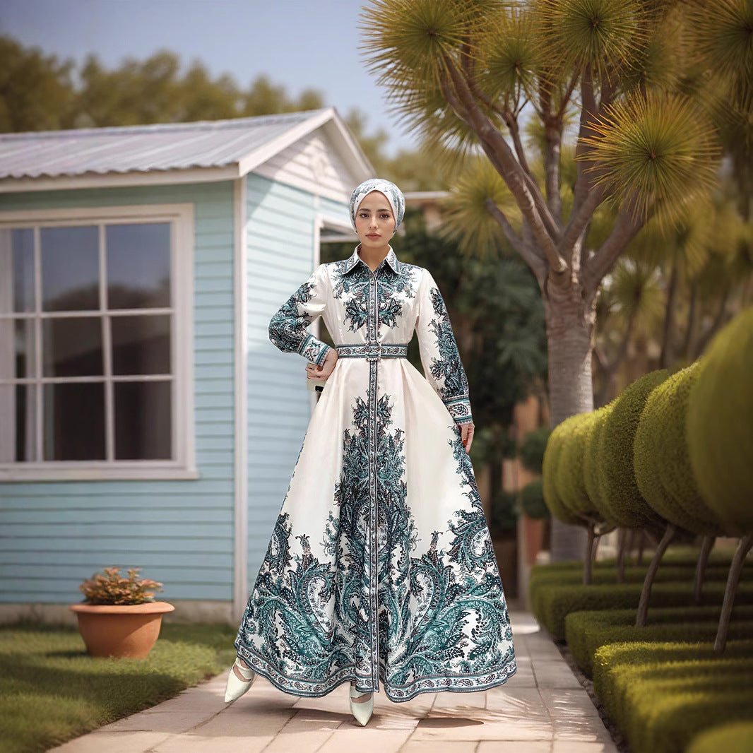 Fashion Printing Dress Women NorixaFashion.com