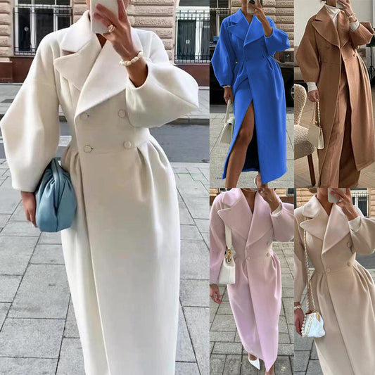Vintage Court Lantern Sleeves Large Lapel Jacket LadyShow.Store