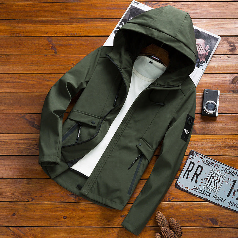 Men's Casual Hooded Jacket Pi-Mart