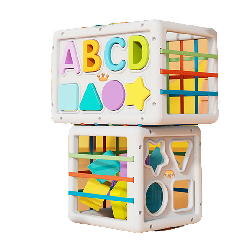 Rainbow Sensory Baby Learning Toy - Multi-Functional Cube LuxuryLifeWay Online Store