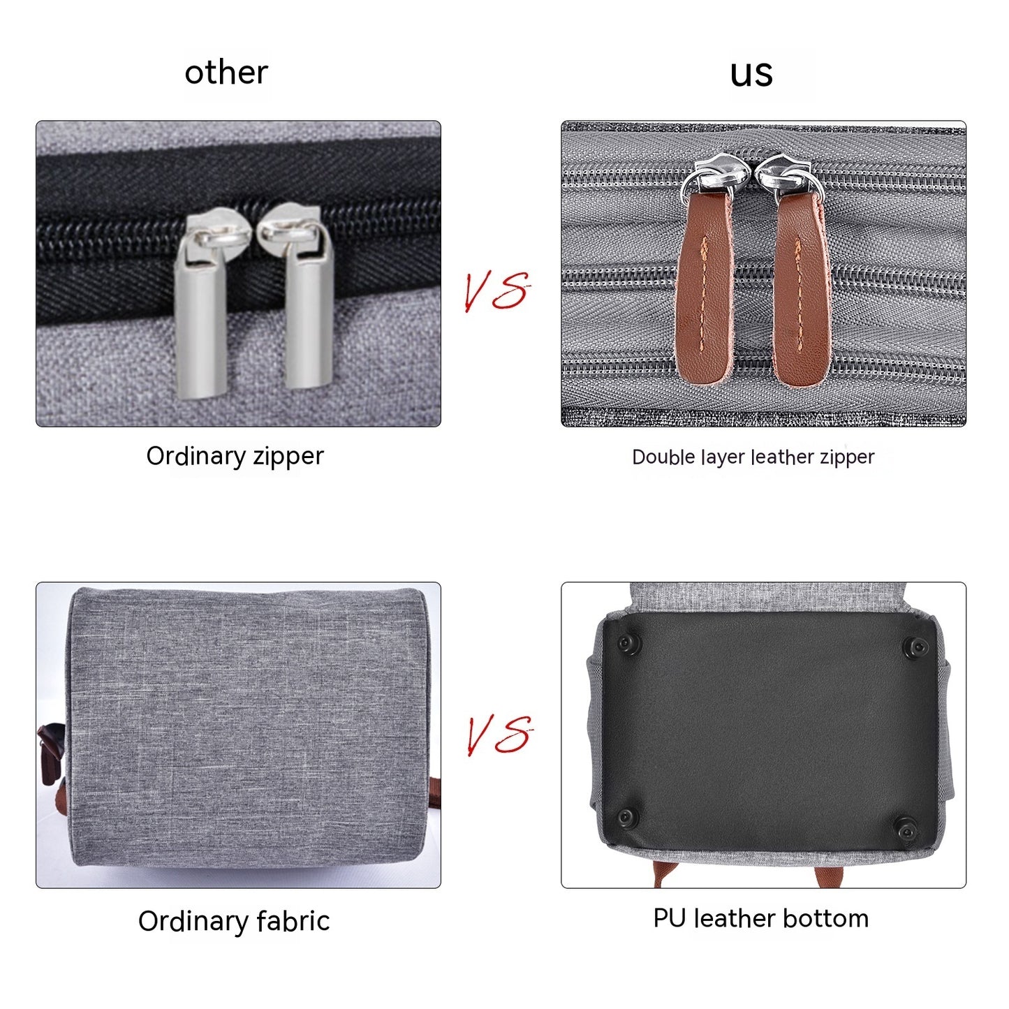 Fresh-keeping And Cold-keeping Double Layer Lunch Bag Stylish And Portable Outdoor