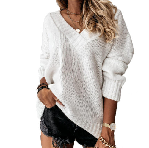 Women's Fashion Casual Versatile Knit Shirt NorixaFashion.com