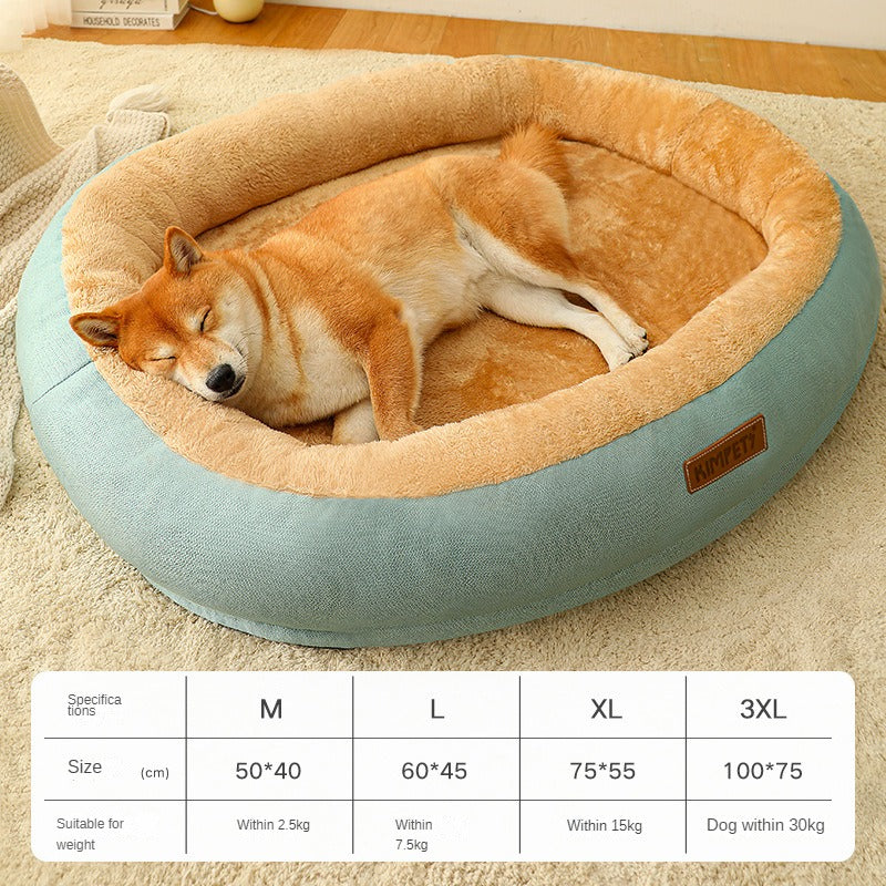 Removable And Washable Dog Bed Warm Cat Bed For Sleeping Pets Fashion