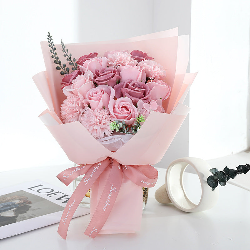 Eternal Rose Soap Flower Gift for Mother's Day and Birthdays LadyShow.Store