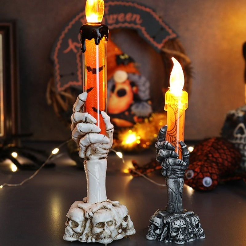 Skull Hand Candle Lamp Pi-Mart