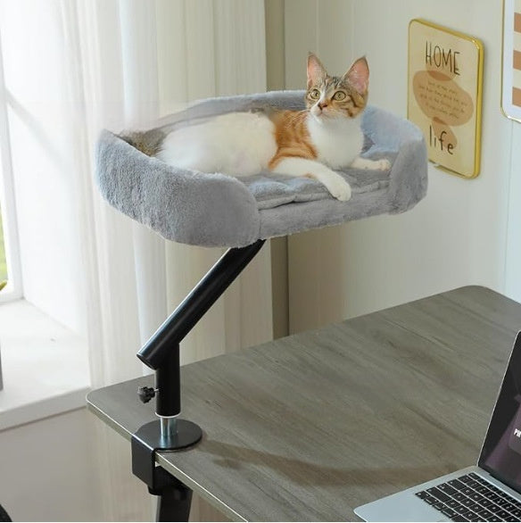 Desktop Cat Bed With Rotating And Adjustable-height Pet Cat Climbing Pets Fashion