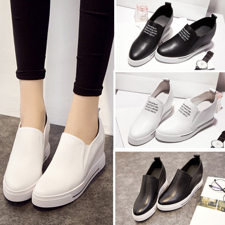Elevated Slip-On Women's Thick Sole Shoes LadyShow.Store